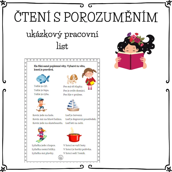 Čtení s porozuměním - zdarma