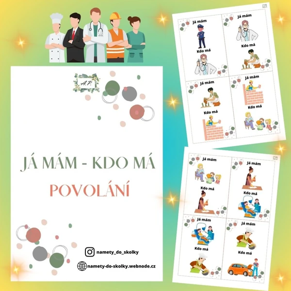 Já mám/kdo má - Povolání 
