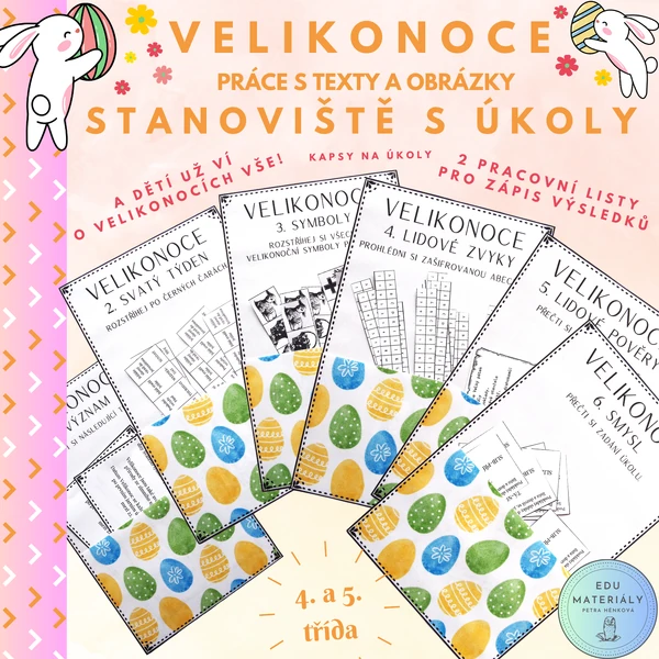 Velikonoce - stanoviště s úkoly