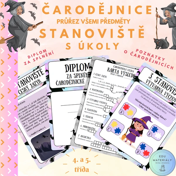 Čarodějnická stezka se stanovišti