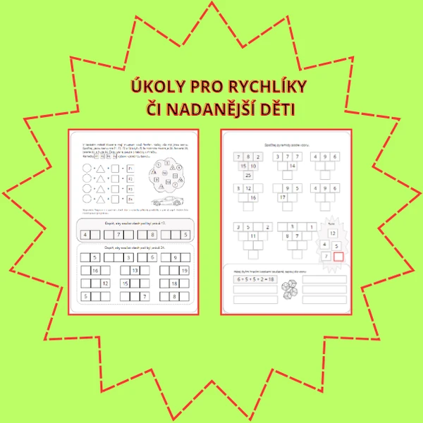 MATEMATIKA - opakování II. ročník (Matematika pro rychlíky či nadané děti)