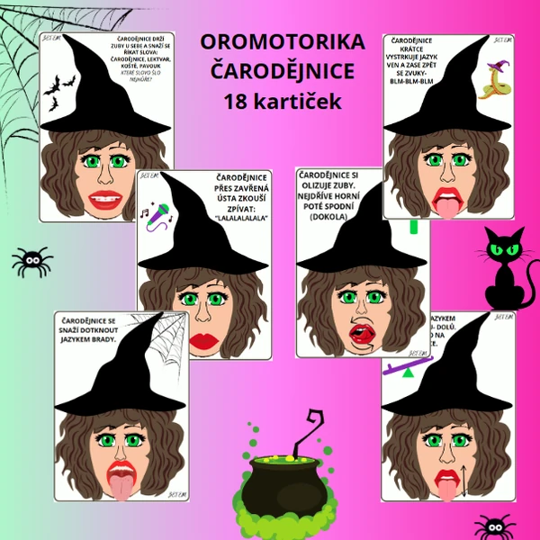 Čarodějnice- oromotorika mluvidel