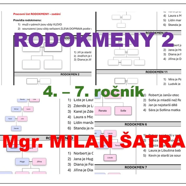 RODOKMENY pro 4.-7. ročník - 2. díl