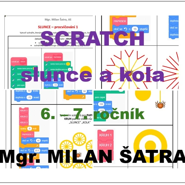 SCRATCH - slunce a kola