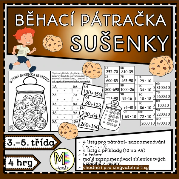 SUŠENKY- BĚHACÍ PÁTRAČKA