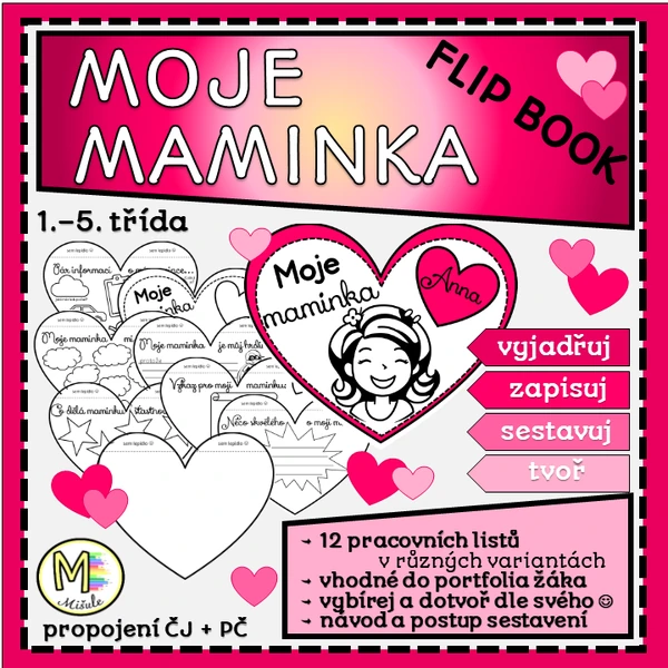MOJE MAMINKA- FLIP BOOK SRDCE
