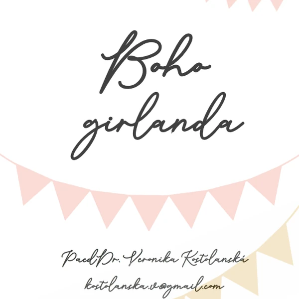 Boho girlanda