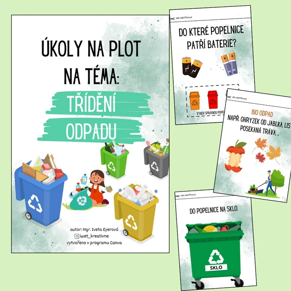 TŘÍDENÍ ODPADU (úkoly na plot)