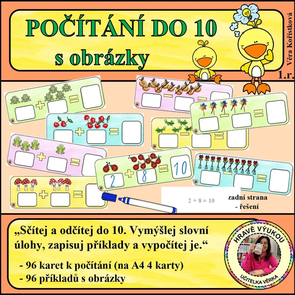 POČÍTÁNÍ DO 10 s obrázky