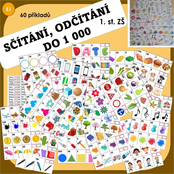 Sčítání a odčítání do 1 000