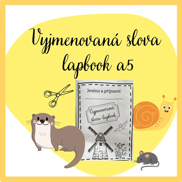 Vyjmenovaná slova - lapbook