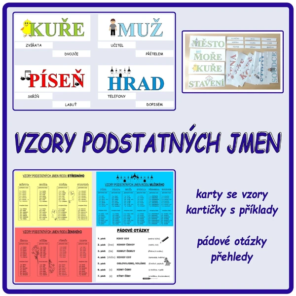 Vzory podstatných jmen