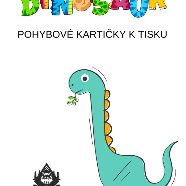 Dinosaur- pohybové karty