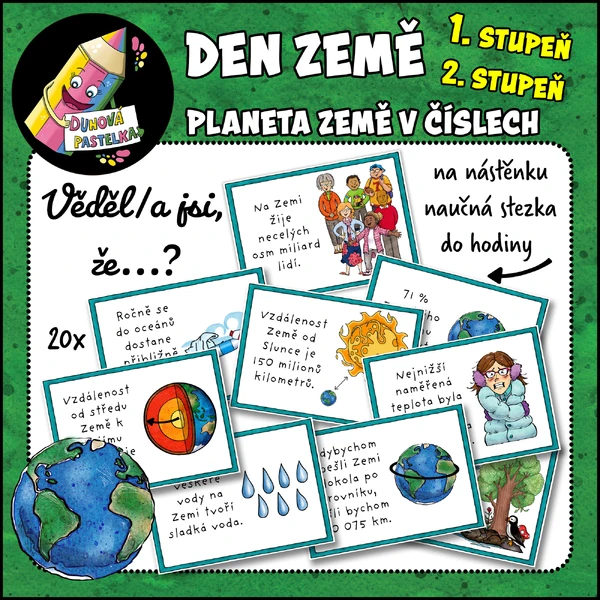 DEN ZEMĚ - Planeta Země v číslech