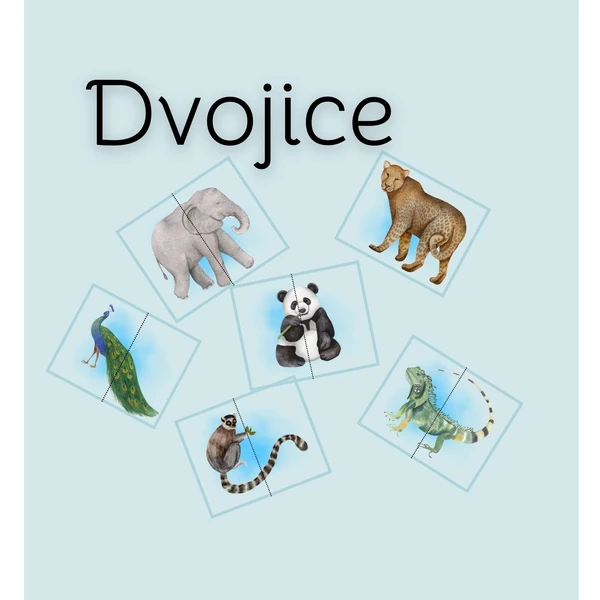 Dvojice - zvířátka v ZOO