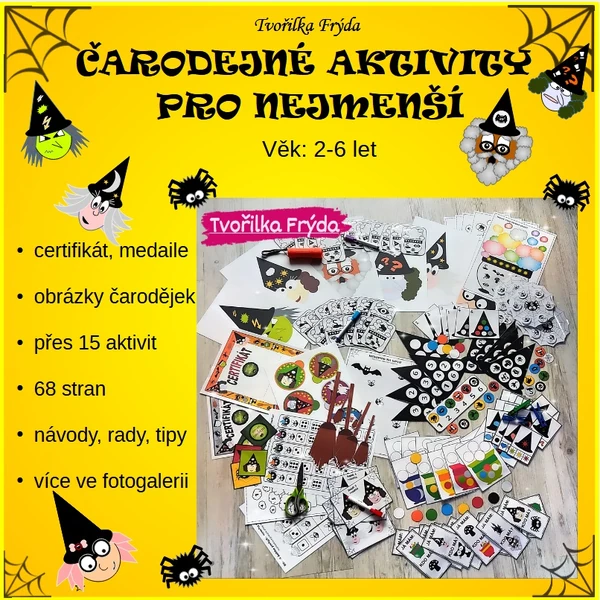 Čarodějné aktivity pro nejmenší