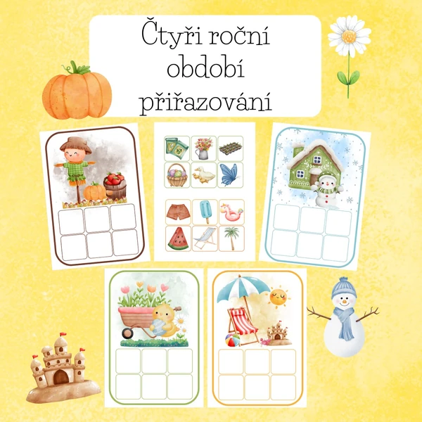 Čtyři roční období přiřazování