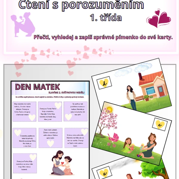 DEN MATEK - ČTENÍ S POROZUMĚNÍM 1. TŘÍDA