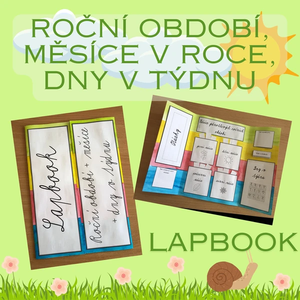 Lapbook - roční období, měsíce, dny v týdnu