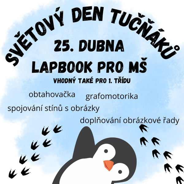Světový den tučňáků lapbook MŠ