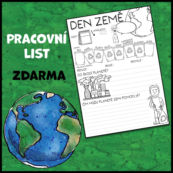 DEN ZEMĚ - pracovní list