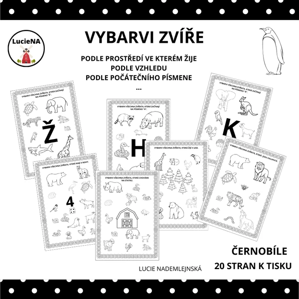Vybarvi zvíře