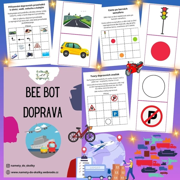 Bee bot - Doprava