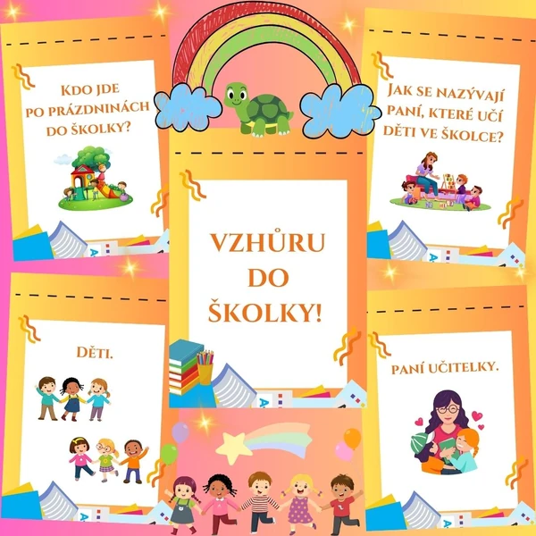 Hádanky na plot - Vzhůru do školky! 