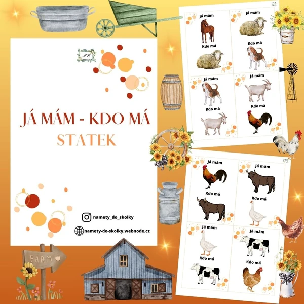Já mám - kdo má - Statek/Zvířata na statku 