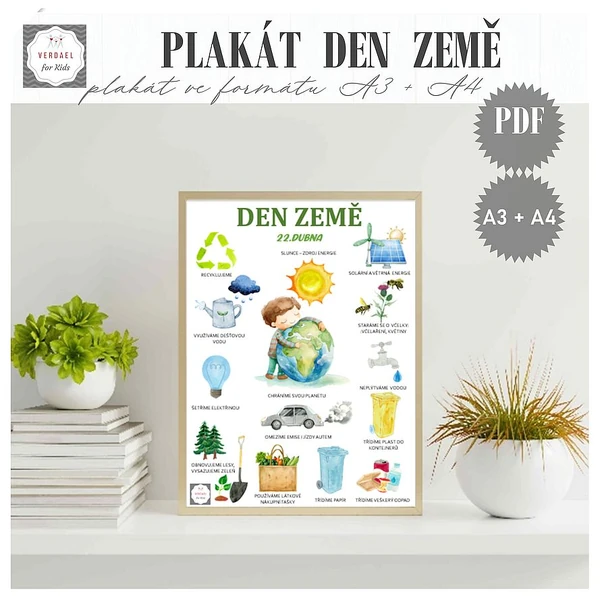 PLAKÁT DEN ZEMĚ