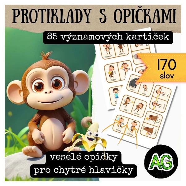 protiklady - CHYTRÉ OPIČKY