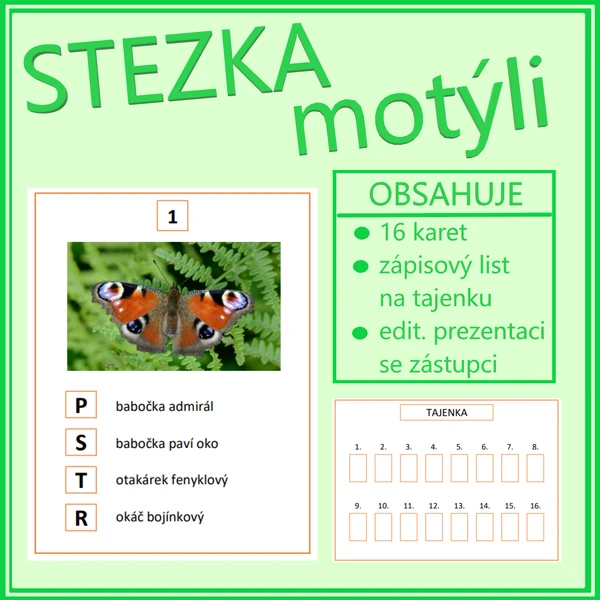 Stezka - motýli