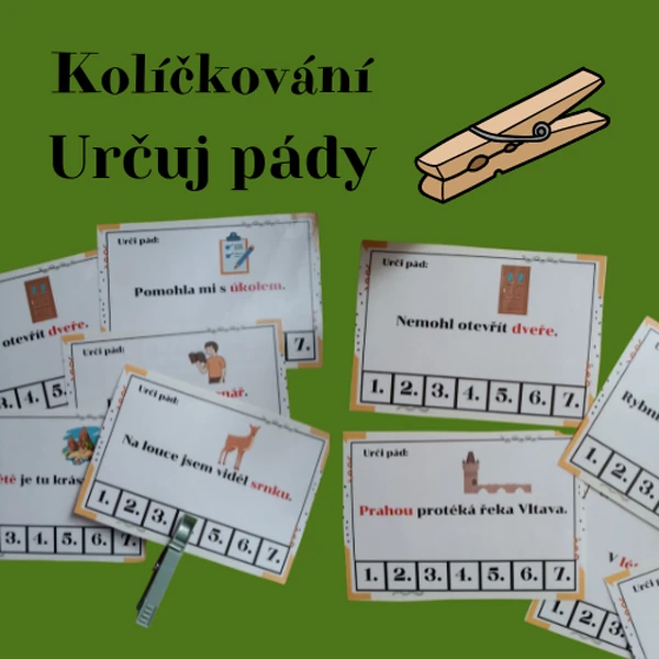 Kolíčkování Urči pád