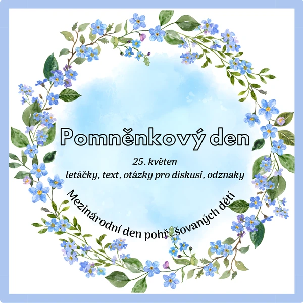 Pomněnkový den - 25.5.