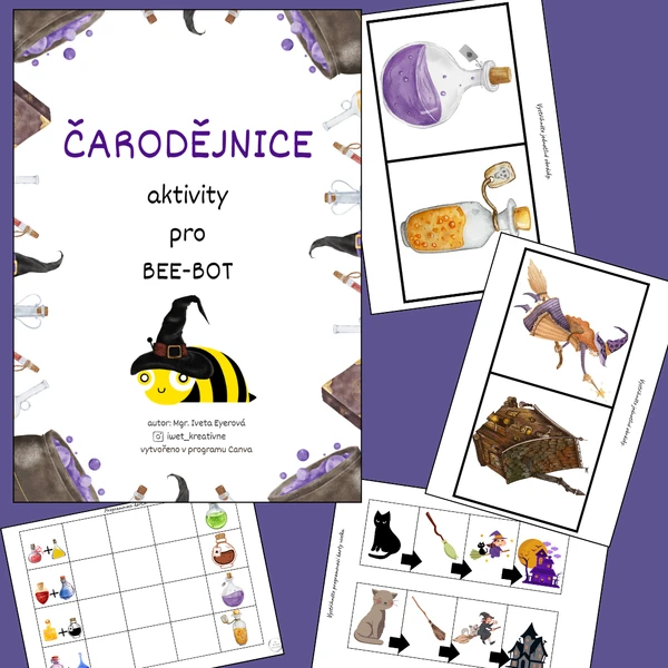 ČARODĚJNICE - aktivity pro Bee-Bot
