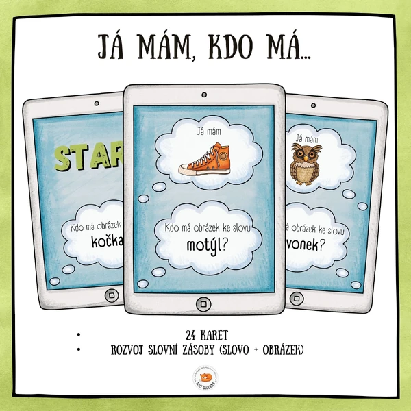 Já mám, kdo má...? Slova a obrázky