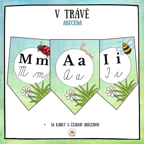 V trávě - abeceda