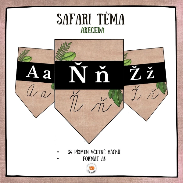 Safari - abeceda