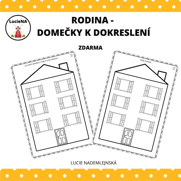 Domečky k dokreslení