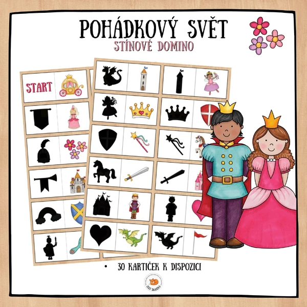 Stínové domino - Pohádkový svět