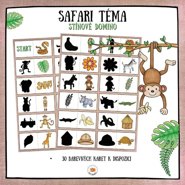 Stínové domino - Safari