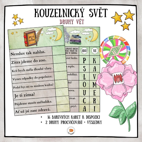 Druhy vět - Kouzelnický svět