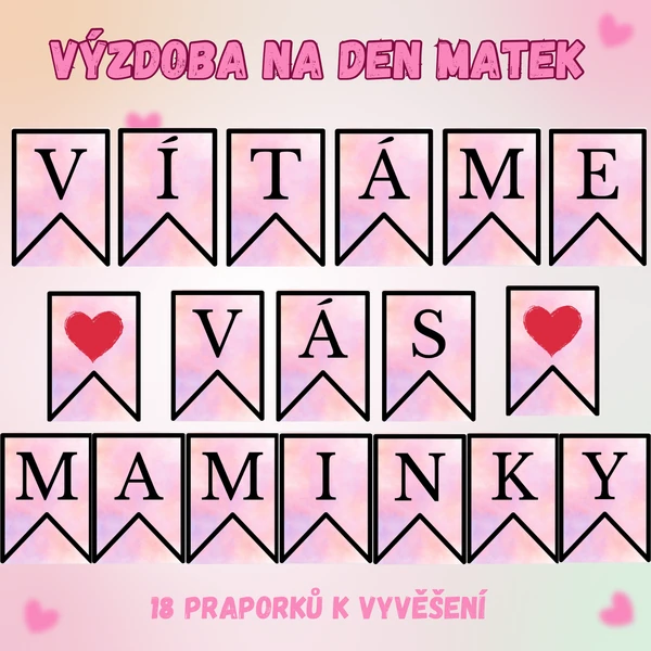 Výzdoba na den maminek