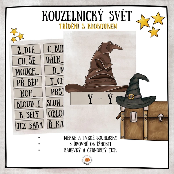 Tvrdé a měkké souhlásky - Kouzelnický svět
