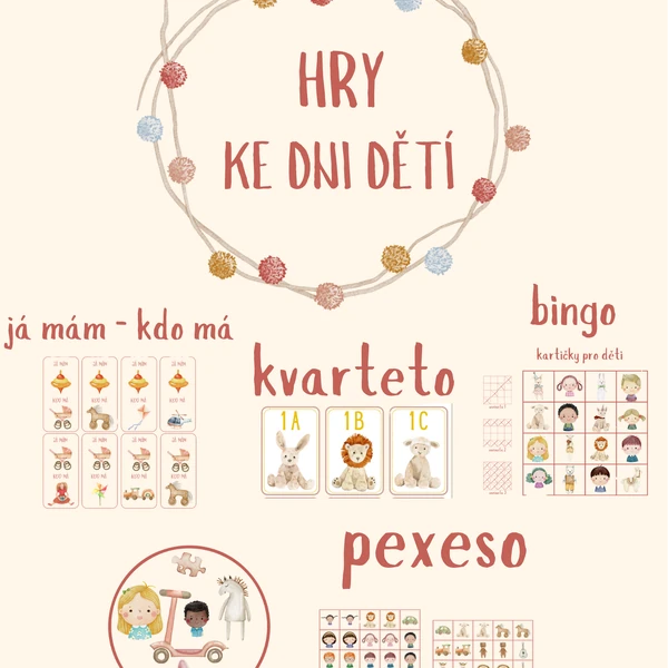 🎠 DEN DĚTÍ 🎠 soubor her 