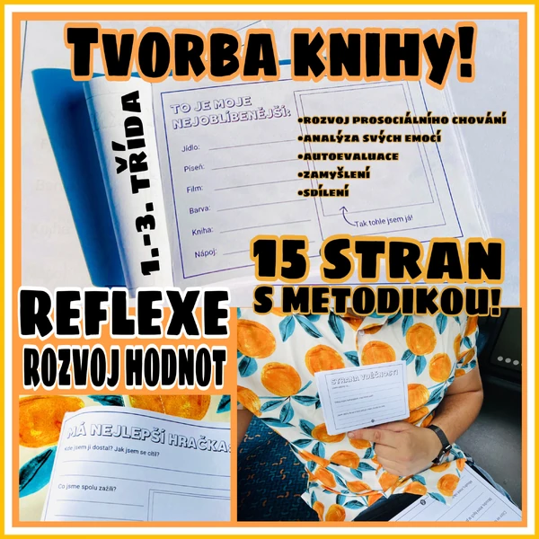 Kniha o mně - čtení, psaní, rozvoj sebereflexe a sebeuvědomění 1. - 3. třída