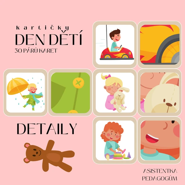 Den dětí - kartičky