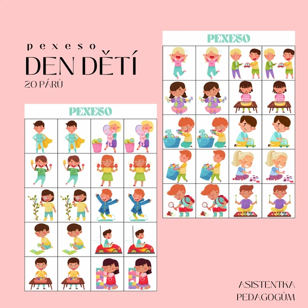 Pexeso - Den dětí