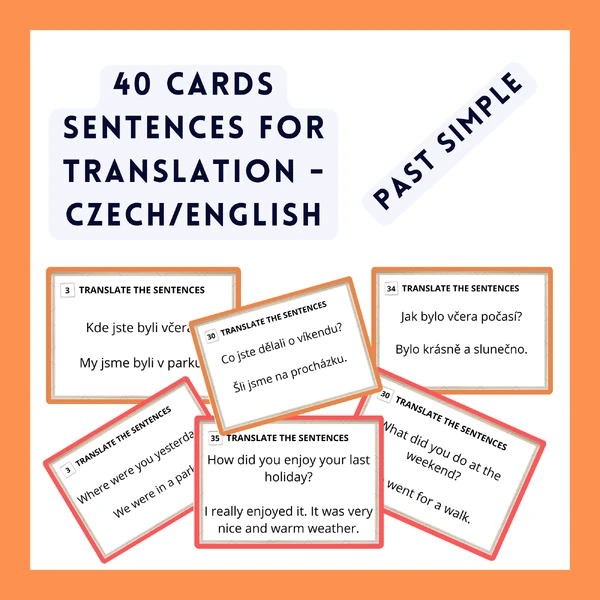 PAST SIMPLE SENTENCES FOR TRANSLATION