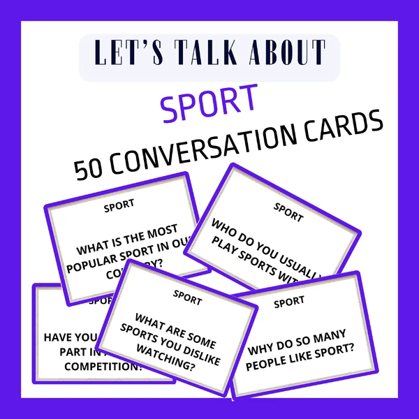 SPORT CONVERSATION CARDS